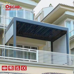 Mesas de Techo Retráctiles de Aluminio <span class=keywords><strong>para</strong></span> Exteriores con Toldo y Cortina - Sistema Automático <span class=keywords><strong>para</strong></span> Jardín, Patio, Área de <span class=keywords><strong>Piscina</strong></span>, Pérgola - Product Image 1