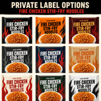 Nouilles Sautees au Poulet Épicées Style Coréen en Gros – Ramen Instantané OEM Marque Privée Exportation Usine