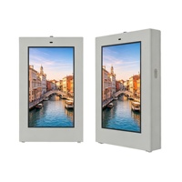 Pantalla Digital para Exteriores Resistente al Agua de 43 Pulgadas, Pantalla LCD de 2000 Nits y 2k de Alto Brillo para Publicidad en Tiendas