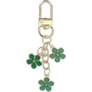 Llavero de flor esmaltado con logotipo personalizado para mujer, regalo para bolso, OEM - Product Image 1