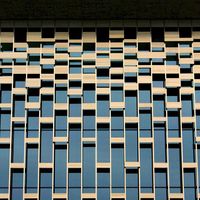 Mur-rideau de façade de bâtiment, mur-rideau insonorisé à double vitrage, mur-rideau extérieur en aluminium