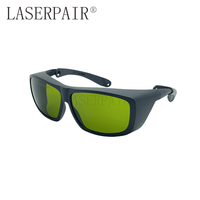 Lunettes de sécurité laser infrarouges certifiées CE EN207 LP-ADY-2, transmission de 25 %, 720-1100 nm, haute protection pour diodes Alexandrite et ND