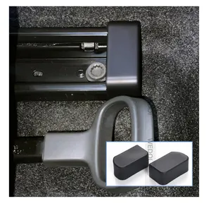 2pcs Car Front Seat Track Protection Cover For VW ID3 Anti-kick Plug Parts Decoration Refit Accessories kit