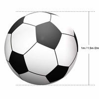 Ballon de football de plage gonflable géant en PVC de 2M de diamètre Ballon de football gonflable géant pour la publicité