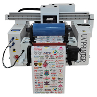 Impresora de Gran Venta para Botellas, Vidrio, Cristal y Etiquetas, Máquina de Impresión 30 UV DTF y Plana UV 6090 Todo en Uno