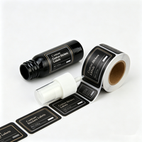Bouteille ronde personnalisée de 120 cc en PET à large ouverture avec étiquettes autocollantes imprimées pour l'emballage de capsules, de comprimés et de produits de santé