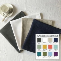 Décoration de table moderne, accessoire de vaisselle réutilisable pour serviette en polyester slub