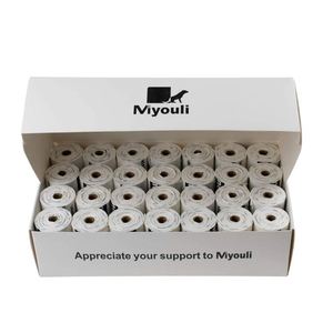 Sacs à crottes de chien biodégradables en amidon de maïs de haute qualité avec logo personnalisé 100% écologiques - Product Image 2