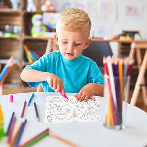 Kinder-Zeichen rolle Mal papierrolle für Kinder, Zeichen papierrolle DIY-Malerei Zeichnung Farbe Füll papier Graffiti-Schriftrolle - Product Image 5