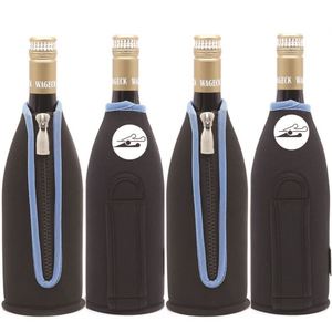 กระเป๋าหุ้มขวดไวน์แชมเปญนีโอพรีนขนาด 750 มล. พร้อมหูหิ้วด้านหลัง - Product Image 2