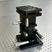 LDTSZ-06-01 Plateforme de précision manuelle 6 DOF à charge lourde, 6 axes, pour alignement optique avec déplacement d'inclinaison et de pente