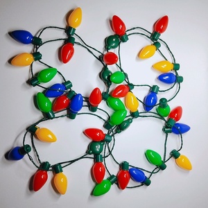 Collier lumineux LED DAMAI pour Noël, avec ampoules pour fêtes de fin d'année, 9 ampoules LED, accessoires pour pulls de Noël (lot de 2) - Product Image 5