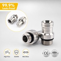 Couplage à déconnexion rapide pour refroidissement liquide OCP YD-UQD en acier inoxydable 316L sans goutte pour serveur IA de centre de données