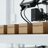Nueva Impresora de Inyección de Tinta en Línea TIJ con Soporte Flexible, Admite Múltiples Formatos de Entrada para Imprimir en Madera, Plástico, Papel, Cartones y Botellas