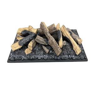 Juego de Leños de Resina Decorativos para Chimenea Eléctrica, Hechos a Mano, de Alta Calidad, con Diferentes Diseños, OEM - Product Image 4