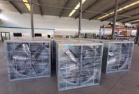 Ventilateur d'extraction électrique robuste en acier inoxydable pour serre, élevage avicole, usine, atelier OEM/ODM