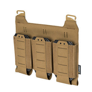 IDOGEAR Black G-Buckle Front Flap Panel Triple 5.56 Mag Pouch Tactical Hunting Outdoor 500D Nylon <strong>MOLLE</strong> <strong>Attachment</strong> - Product Image 3