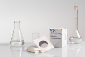 Membrana de MCE Estéril NEWSTAR con Rejilla, para <span class=keywords><strong>Laboratorio</strong></span> Científico, 47,50 mm, Detección de Partículas, Monitoreo de Aire Continuo, Empaquetada - Product Image 5