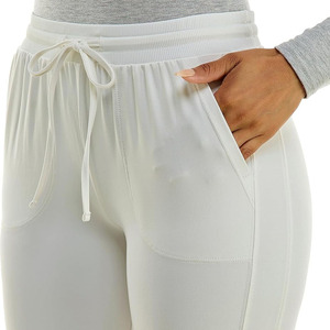 Pantalon de jogging pour femme, taille élastique, longueur cheville, style décontracté, coupe classique, coton de haute qualité, personnalisable, pour l'hiver - Product Image 4