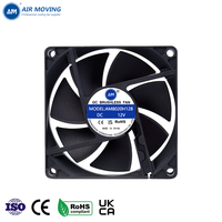 Ventilateur de refroidissement sans balais DC AM8020H12B 80x80x20mm 5V 12V 24V, mince, faible bruit, haut débit d'air, refroidisseur axial pour boîtier PC OEM