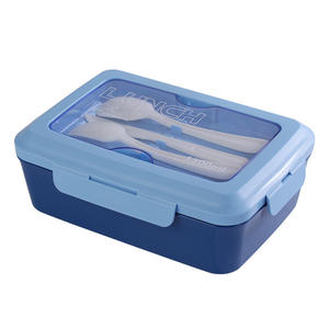 Compartment Divided Office Portable Adult Pp School Children Tiffin Plastic Kids Bento Lunch Box Food <b>Storage</b> Jars Lunch Box - Product Image 5