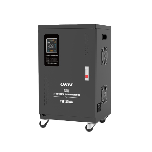 TVC-20KVA Servo Motor Control Single Phase 220V AC SVC LED Display Automatic Voltage Regulator