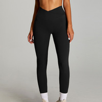Pantalon de sport taille haute amincissant et rehausseur de fessiers en Spandex/Nylon pour la course, le fitness et le yoga, grandes tailles, transfrontalier