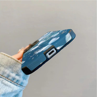 Coque de téléphone portable en cuir artificiel TPU avec impression papillon blanc et bleu aquatique pour iPhone X, XR, 11, 12, 13, 14, 15, 16, 17, 18 Pro Max