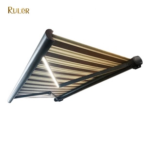 <span class=keywords><strong>Toldo</strong></span> Retráctil Motorizado Inteligente para Patio Exterior, <span class=keywords><strong>de</strong></span> Aluminio, <span class=keywords><strong>con</strong></span> Control Remoto <span class=keywords><strong>Automático</strong></span> y Protección Anti-UV - Product Image 6