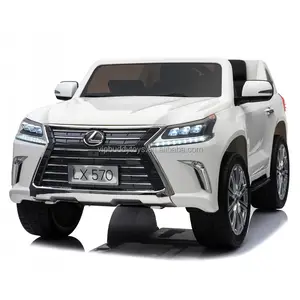 LEXUS570ライセンスライドオンカーキッズ電気12V子供用バッテリーカー (リモコン付き)