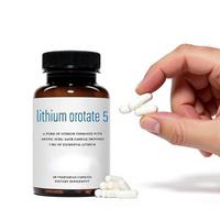 Capsule de supplément de santé naturel à 98 %, 500 mg d'orotate de lithium