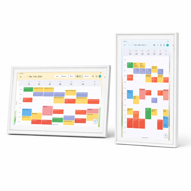 15.6 21.5 Inch Android 14 Touch Screen Smart Digital Photo Frame Ag Anti-Glare Display Digital Calendar Planner Wifi for Family