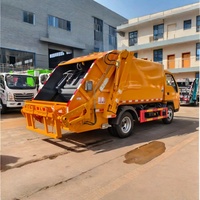 Camion compacteur de déchets Foton Mini 6CBM, personnalisé, boîte de vitesses manuelle, diesel Euro 6, transmission 4x2