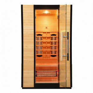 Sauna infrarouge Polar Aurora pour 1 personne, sauna intérieur contrôlable à distance, chauffage à faible EMF, luminothérapie 9 couleurs - Product Image 1