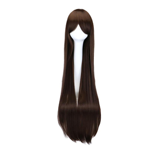 Peluca de cabello sintético resistente al calor para fiesta de <span class=keywords><strong>Halloween</strong></span>, Cosplay, color rubio y azul, 100cm de largo, el mejor precio - Product Image 4