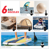 Gicle DC 12V Rapide Inflat et Deflat avec Intelligent Regulated pour Paddle Board, Bateau, Tente 22 PSI Pompe électrique Paddle Board
