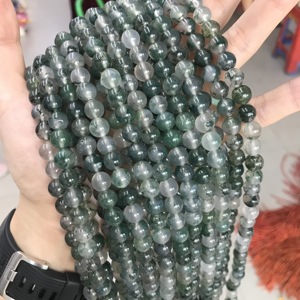 Muschio <span class=keywords><strong>Agata</strong></span> Naturale di Alta QUALITÀ di <span class=keywords><strong>Pietra</strong></span> Naturale Della <span class=keywords><strong>Pietra</strong></span> Preziosa Liscio Branelli Allentati Rotondi <span class=keywords><strong>Verde</strong></span> Muschio <span class=keywords><strong>Agata</strong></span> - Product Image 5