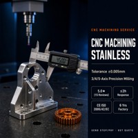 Composants usinés CNC sur mesure, robotique, électronique, usinage mécanique de haute précision en acier inoxydable, services de prototypage