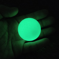 Balle de golf d'entraînement luminescente phosphorescente à absorption automatique de la lumière, en deux parties, en Surlyn/caoutchouc synthétique, modèle 336 Dimple Night