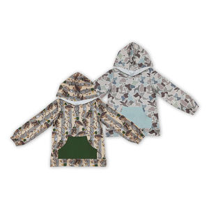 Ropa al por Mayor para Bebés Niños, Sudadera con Capucha de Manga Larga con Estampado de Corazón para el Día de San Valentín, Sudadera de Alta Calidad - Product Image 4