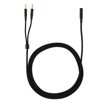 Kabel Ekstensi Splitter PC Kepang Pengganti 3.5mm 2m untuk Kamera Mobil, Kingston HyperX Cloud Stinger Mix Alpha