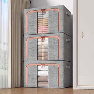 Organizador de Armario Multifuncional de Tela, Caja de Almacenamiento de Ropa y Edredones de Gran Capacidad, Cestas de Almacenamiento de Ropa, Venta al Por Mayor - Product Image 4