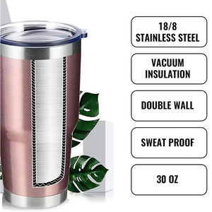 Gobelet de voyage à café en acier inoxydable isolé à double paroi de 30oz YEWAY gobelets en acier inoxydable à logo personnalisé en gros - Product Image 6