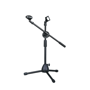 Bán buôn chuyên nghiệp BS-19B Nylon bảng đứng tripod có thể điều chỉnh 360 độ xoay nhựa Microphone đứng cho đài phát thanh - Product Image 1