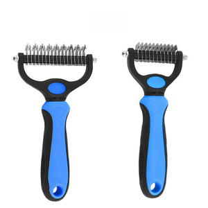 Cat comb, <b>pet</b> cat and dog hair cleaner, long-haired comb, special comb <b>brush</b> for cats. - Product Image 5