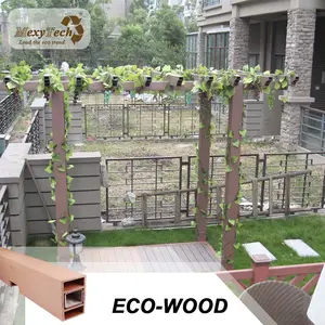 Foshan fornitore, wpc legno composito pergola/giardino esterno pergola