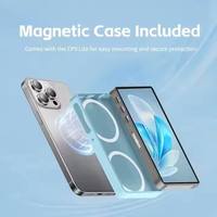 Écran de contrôle selfie sans fil rechargeable en ABS avec connexion magnétique flexible et télécommande pour téléphone portable
