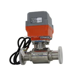 Válvula de Bola Eléctrica Radiante de 3 Vías para Líquidos Químicos, Phi32, Válvula Individual sin Actuador, OEM - Product Image 1