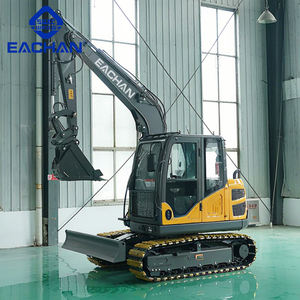 Excavadora de motor potente EPA Euro 5, máquina de minería de 6,5 toneladas, embolsadora grande para paisajismo, pista de goma, excavadora fuerte, envío gratis - Product Image 3