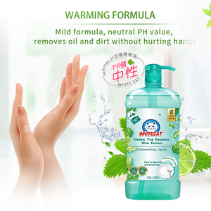 Detersivo <span class=keywords><strong>Liquido</strong></span> Concentrato Ecologico al Profumo di Tè Verde e Menta per Lavaggio Piatti e <span class=keywords><strong>Cucina</strong></span> - Product Image 4
